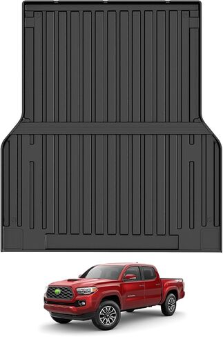 Mixsuper Truck Bed Mat for Tacoma 2005-2023, Only for 5ft Bed, All Weather Bed Liner for Tacoma Accessories TPE Durable Odorless Black in Saudi Arabia