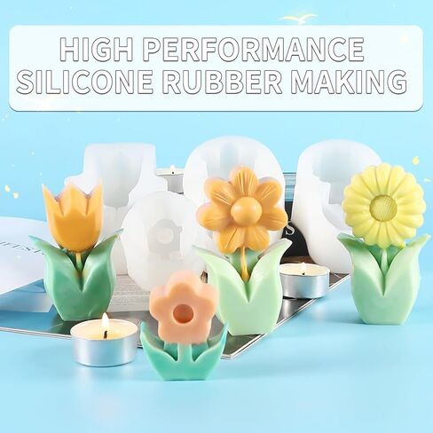 Silicone Mold Making Kit - 20A Platinum Liquid Silicone Rubber for Mold Maker Jade Green Flexible & Food Safe Mix Ratio 1:1 for Casting 3D Resins Molds DIY Soap Candle Plaster Clay (5, Pounds) in Kuwait