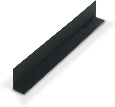 Outwater Plastics 1920-Bk Black 1 Inch X 1/2 Inch X 3/64 (.04) Inch Thick Styrene Angle Plastic Angle Moulding 46 Inch Lengths (Pack of 3) in Saudi Arabia