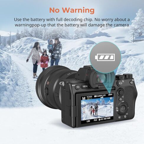 بطارية بديلة للكاميرا SMALLRIG NP-FZ100 بقدرة 2400 مللي أمبير في الساعة لهاتف Sony A7R V وA7 IV وA7S III وUSB-C 2.5H بطارية شحن سريع لكاميرا A7R IV وA7R III وA7 III وA7C وA7C II وA6600 وA6700 وFX3 وZV -E1-4265B in Saudi Arabia