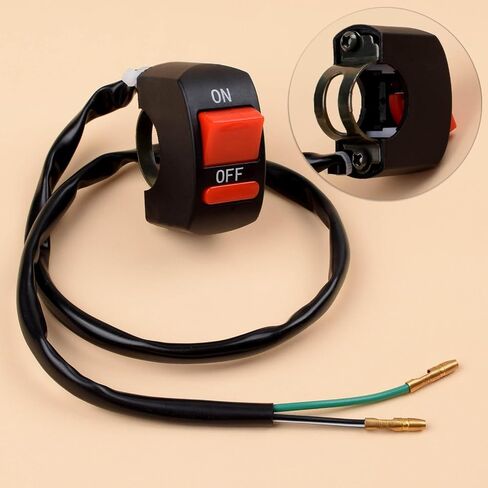 مجموعة تجميع كابل خنق الدراجة الصغيرة مع مطاط ناعم لكولمان CT200U CT200U-EX Baja DB30 Warrior MB200 Predator 196cc 212cc أجزاء المحرك 22 مم 7/8 ملحقات مقبض (أحمر) in Saudi Arabia