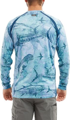 PELAGIC Men's Vaportek Fishing Shirt, Long Sleeve, UPF 50+ Protection, Ventilated and Lightweight in Saudi Arabia