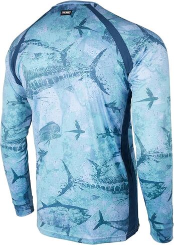 PELAGIC Men's Vaportek Fishing Shirt, Long Sleeve, UPF 50+ Protection, Ventilated and Lightweight in Saudi Arabia