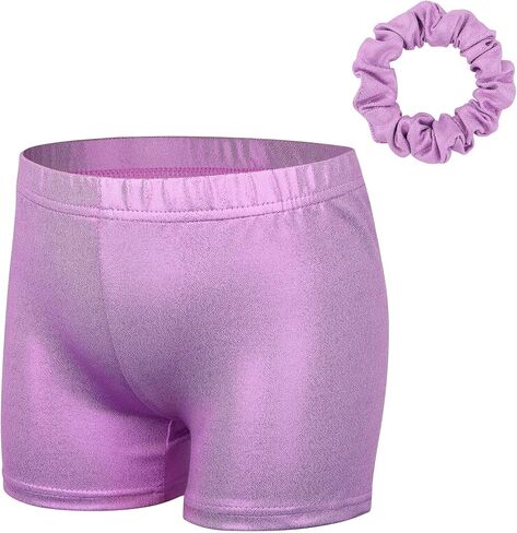 BAOHULU Leotards for Girls Gymnastics Embroidery Glitter Tumbling Dance Shorts Bottom in Saudi Arabia