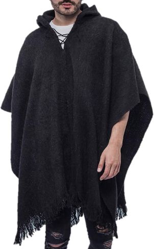 معطف بغطاء رأس من الألبكة الأصلية من جامبوا + وشاح الألبكة الدافئ in Kuwait