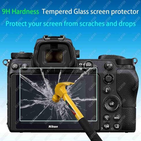 Top + Screen Protector for Nikon Z6 III Z 6III Z6III Z6 III Camera [2+2Pack], 0.3mm 9H Hardness Tempered Glass Cover Anti-Scrach Anti-Fingerprint Anti-Bubble-3 Pack in Saudi Arabia