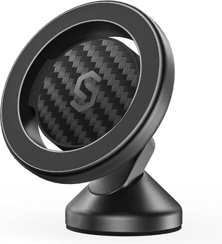 SYNCWIRE for MagSafe Car Mount - Kevlar Material Magnetic Phone Holder for Car Dash,360° Rotation Strong Magnets Car Phone Holder Compatible iPhone 15 Pro Max 14 13 12,Android MagSafe Car Accessories in Saudi Arabia