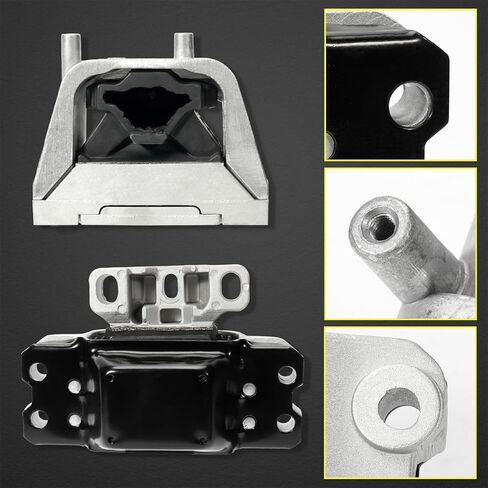 1J0199262DA 5 قطع محرك المحرك وناقل الحركة مجموعة تثبيت متوافقة مع 2006 2007 2008 2009 2010 2011 2012 2013 2014 VW Beetle Golf Jetta Passat Rabbit استبدال # 1K0-199-262BC، 1K0199262BC in Kuwait