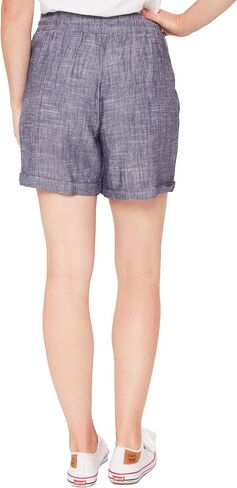 Royalty by YMI Royalty for Me Women's Linen Lounge Shorts with Elastic Waistband in Saudi Arabia