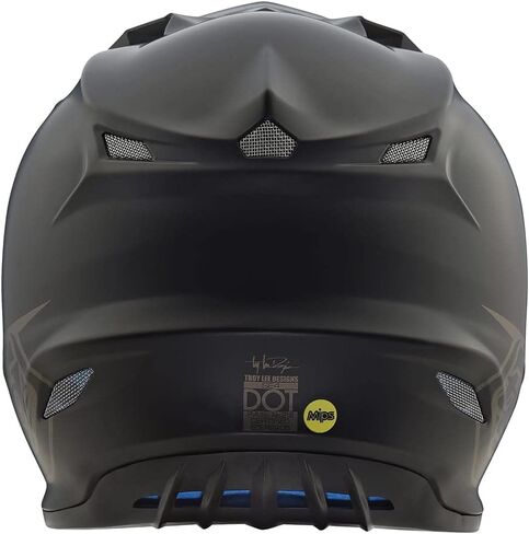 Troy Lee Designs SE4 Polyacrylite Mono Adult Motocross Helmet W/MIPS - Full Face Offroad Motorcycle Dirt Bike ATV Powersports Dual Sport Racing Helmet - Mens Womens Unisex (Black, XXL) in Saudi Arabia