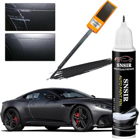 White Touch Up Paint For Cars, Automotive White Car Paint Pen Scratch Repair Two-In-One Touch Up Paint, Premium Car Scratch Remover for Deep Scratches 0.4 fl oz (Pure White) in Kuwait