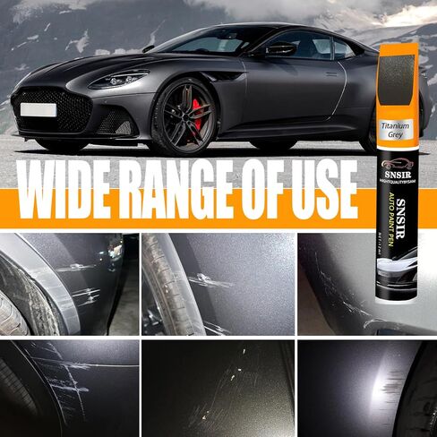 White Touch Up Paint For Cars, Automotive White Car Paint Pen Scratch Repair Two-In-One Touch Up Paint, Premium Car Scratch Remover for Deep Scratches 0.4 fl oz (Pure White) in Kuwait