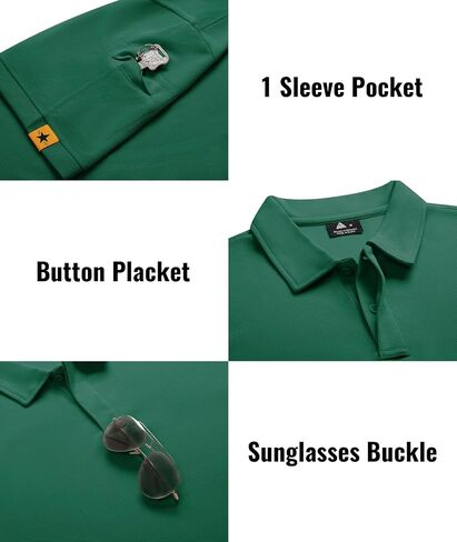 SCODI 5 Pack Mens Polo Shirts Short Sleeve Athletic Golf Polo Shirt for Men Casual Collared Summer Multipack T-Shirts in Saudi Arabia