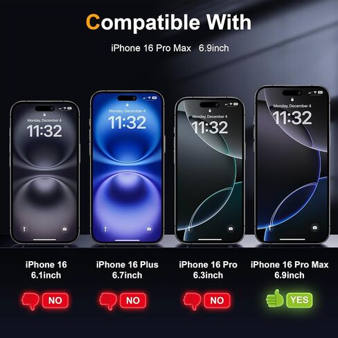 2 Pack Matte Screen Protector for iPhone 16 Pro Max 6.9-inch in Saudi Arabia
