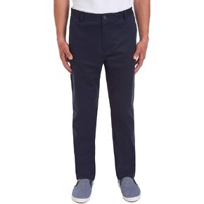 Chaps Men's Young Uniform Flat Front Twill Pant