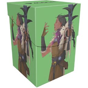 Ultra Pro - Modern Horizons 3 Ede, Queen of Vesuva 100+ Deck Box® for Magic: The Gathering, Standard Size Organizer Double-sleeved Card Protector Self-locking lid Deck Box