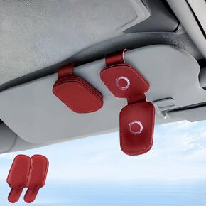 Sunglass Holder for Car Universal Sunglass Visor Clips for Cars, Convenient Car Sunglass Holder for Easy Access (Black)
