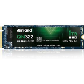 INLAND QN450 SSD 1000GB M.2 2280 NVMe SSD- PCIe 4.0 Gen4x4, Up to 5,000 MB/s - Internal Solid State Drive –1TB