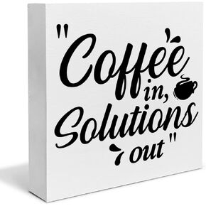Funny Office Desk Decor Sign Humor Office Cubicle Box Sign Sarcastic Office Decorations for Work Women Men, Cute Cubicle Desk Accessories Supplies
