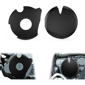 Xitomer Fit for 2023 KLR650 2022-2024 Engine Case Guards Engine Ignition Clutch Case Savers Guards, Fit for KLR650 Gen2 Gen 3 (Black)