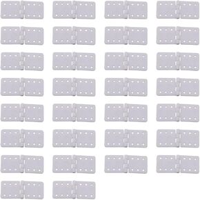 30PCS White 24x12 Remote Control Aircraft Hinges Nylon Hinge for RC Airplane Model Airplane Parts Fixed Wing Model