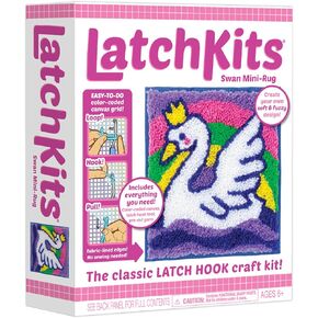 LatchKits Mini-Rug Sewing Kit The Classic Latch Hook Craft Kit - Owl