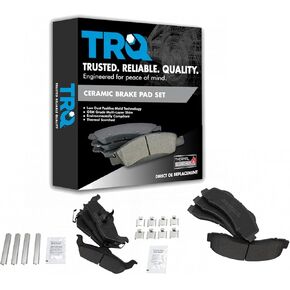 TRQ Front & Rear Brake Pads Semi-Metallic Compatible with 2010-2011 Ford F-150
