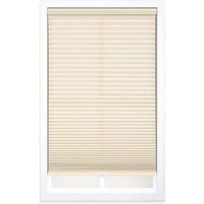 DEZ FURNISHINGS Cordless 1.5" Light Filtering Cellular Shade, 68.5" W x 54" H, Alabaster