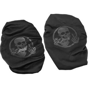 Hard Saddlebag Lid Bra/Lid Covers Fits for 2014-2023 Harley Davidson Touring, Road Glide, Electra Glide, Road King, Street Glide and Tri Glide Models (Red)