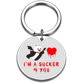 Cute Horror Boo Halloween Gifts for Husband Boyfriend Girlfriend Spooky Basket Stuffers Vampire Accessories for Vampire Fangs Men Women Couple Anniversary Valentine Christmas Gift for Him Her Couple
