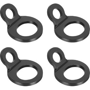 Tie Down Strap Rings Tie-Down Anchors Hooks Stainless Steel Lashing Rings for Tiedown Attachment Points for Dirt Bike, Work Shop, Trailer, Truck, Camper, Motorcycles, ATV (4-Pack)