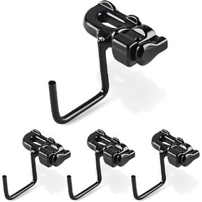 4-Pack L-Track U-Hook Tie Down Fitting (Working Load Limit of 1,631 Pounds), Heavy-Duty Bolt Down Anchor Points