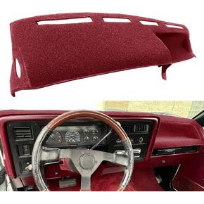 Dash Cover Mat Custom Fit for 1987-1996 Dodge Dakota, Dashboard Cover Pad Carpet Protector F135 (Black)