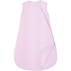 Supersoft Toddler Sleep Sack 0.5 TOG Premium Bamboo Viscose Sleeping Bag Extra Long Wearable Blanket 2-4T (Lilac)