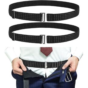 Shirt Stay Belt Keeps Shirt Tucked for Men Police Hiker and Military Hidden Suspender Belt Keep Shirt Neat for Work