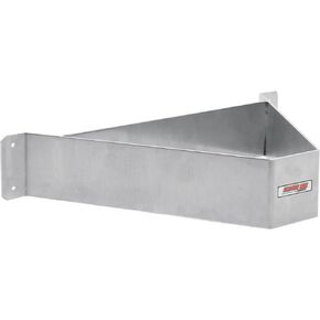Extreme Max 5001.6274 Aluminum Fuel Funnel Holder for Enclosed Race Trailer, Shop, Garage, Storage - Silver