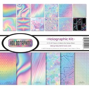 Reminisce Holographic Scrapbook Collection Kit