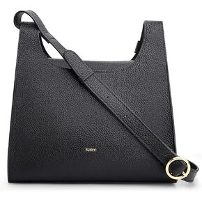 Kattee Small Soft Leather Crossbody Bag for Women Purses Handbags Shoulder Satchel Fashionable Lightweight Design Minimalism