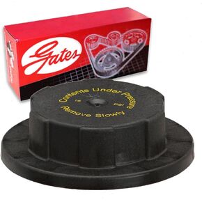 Gates Engine Coolant Reservoir Cap compatible with Ford F-250 Super Duty 5.4L 6.0L 6.2L 6.4L 6.7L 6.8L 7.3L V10 V8 1999-2016
