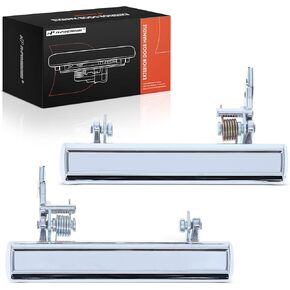 A-Premium Outside Exterior Door Handles Compatible with Chevrolet Impala, Camaro, Caprice, Bel Air, Biscayne, Brookwood, Monza & Buick Skyhawk & Oldsmobile Starfire & Pontiac, 2-PC Set, Front Side