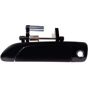 ECCPP Door Handle Exterior Outside Outer Front Driver Side for 2001-2005 for Honda Civic Smooth Black