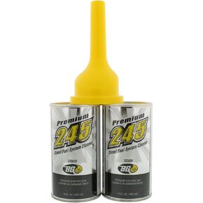 BG 245 Premium 11 oz Diesel Fuel System Cleaner and Funnel (2 Cans and 1 Funnel)