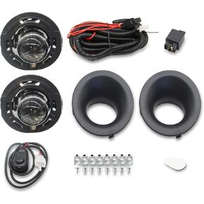 1 Pair Clear Bumper Fog Light Compatible with Challenger 2015 2016 2017 2018 2019 2020
