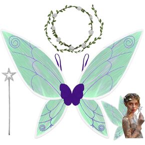 3PCS Fairy Wings,Butterfly Wings,Angel Wings,Fairy Wings Adult For Women Girls For Halloween Costume Party,Cosplay