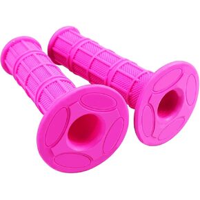 7/8" Handlebar Grips for 50cc-125cc CRF70 CRF80 TRX450 TTR90 TTR110 TTR125 PW80 RM80 DR650 KLX250 KLX300 KX65 SSR125 Pit Dirt Bike ATV Quad Motocross Motorcycles CT100U CT200U Mini Bike Pink