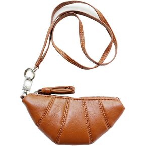Women Coin Purse Brown PU Super Soft Leather Fashionable and Cute Small Pouches