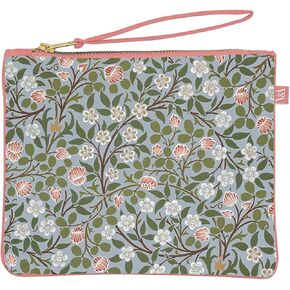 Museums & Galleries V&A Museum Clover Organic Cotton Canvas Zipper Pouch Bag with Handle