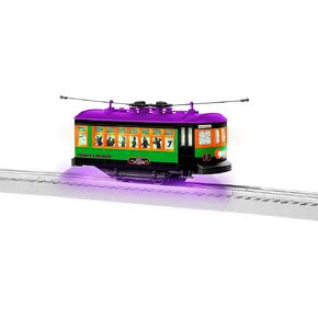 Lionel Halloween O Gauge Model Train Trolley with Underside Illumination