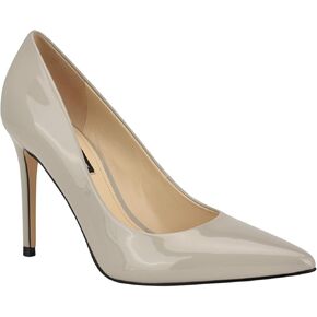 Nine West Women's Fresh Pump, Light Grey Patent 052, 6.5