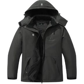 KAIDER Women's Plus Size Waterproof Ski Jacket Winter snow outdoor warm hooded raincoat Mountain Windbreaker Coat